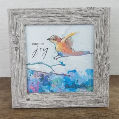 &quot;Choose Joy&quot; Framed Art