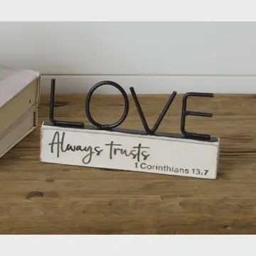 Love Table Sign