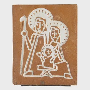 Terracotta Nativity Scene