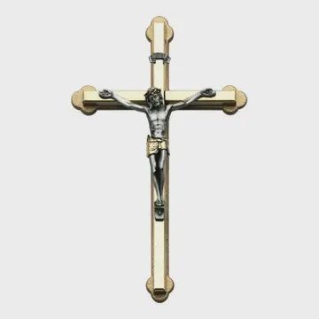 Two Tone Wall Crucifix