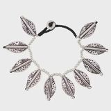 Silver Leaf Bracelet