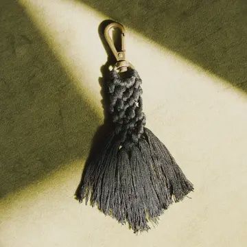 A New Day - Charcoal Key Chain