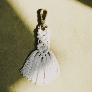 A New Day - White Key Chain