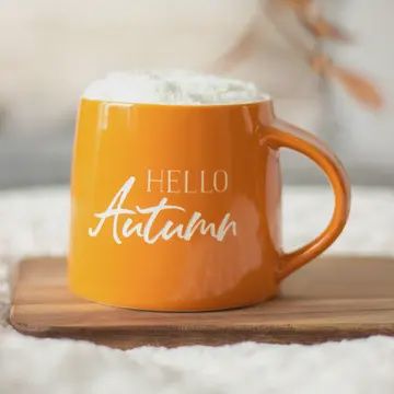 Hello Autumn Mug with Socks