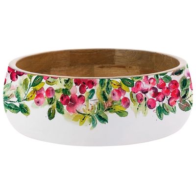 Cranberry Wreath Bowl