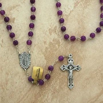 Italian Amethyst Prayer Beads