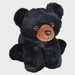 Mini Black Bear Stuffed Animal 7&quot;