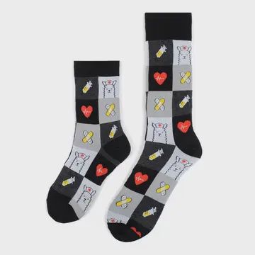Health Care Hero Llama Socks