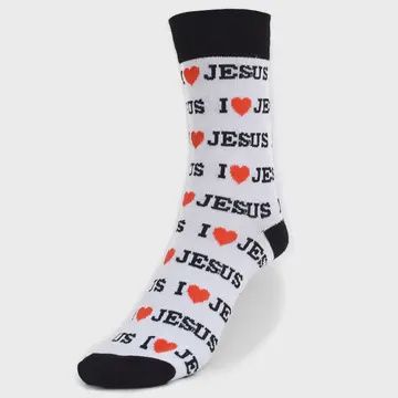 I Love Jesus Socks