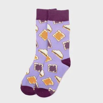 Peanut Butter &amp; Jelly Socks