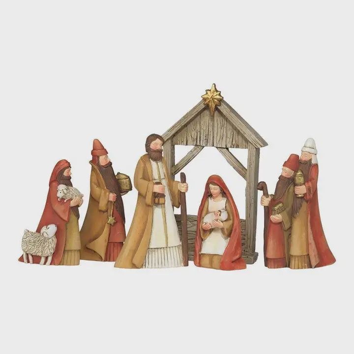 6 PC Nativity with Star Stable
