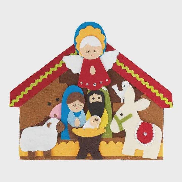 7 PC Interactive Felt Nativity
