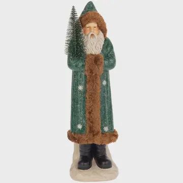Saint Nick in Green Hood Cloak