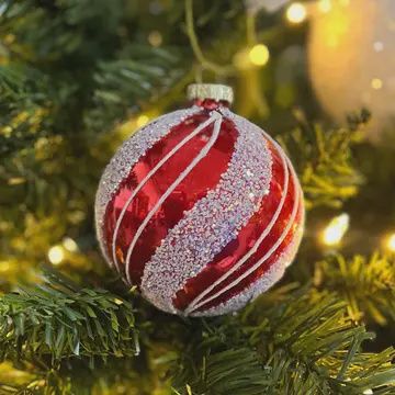 Peppermint Sugar Ornament
