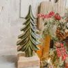 Green Enamel Christmas Tree