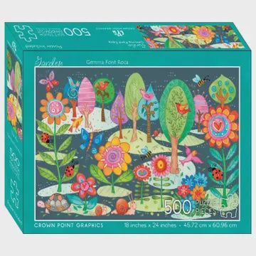 Colorful Garden Puzzle 500 Pc