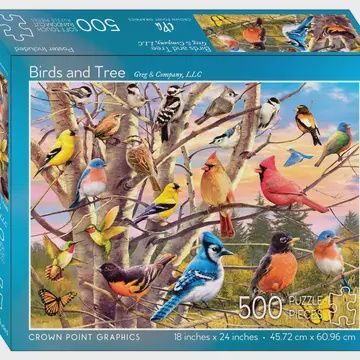 Birds &amp; Trees Puzzle 500 Pc