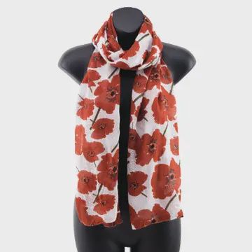 Red Poppies Scarf