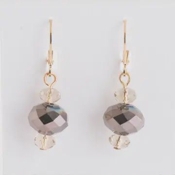 Smokey Drop Earrings