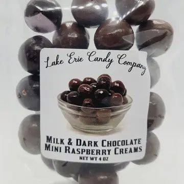 Milk &amp; Dark Chocolate Mini Raspberry Creams