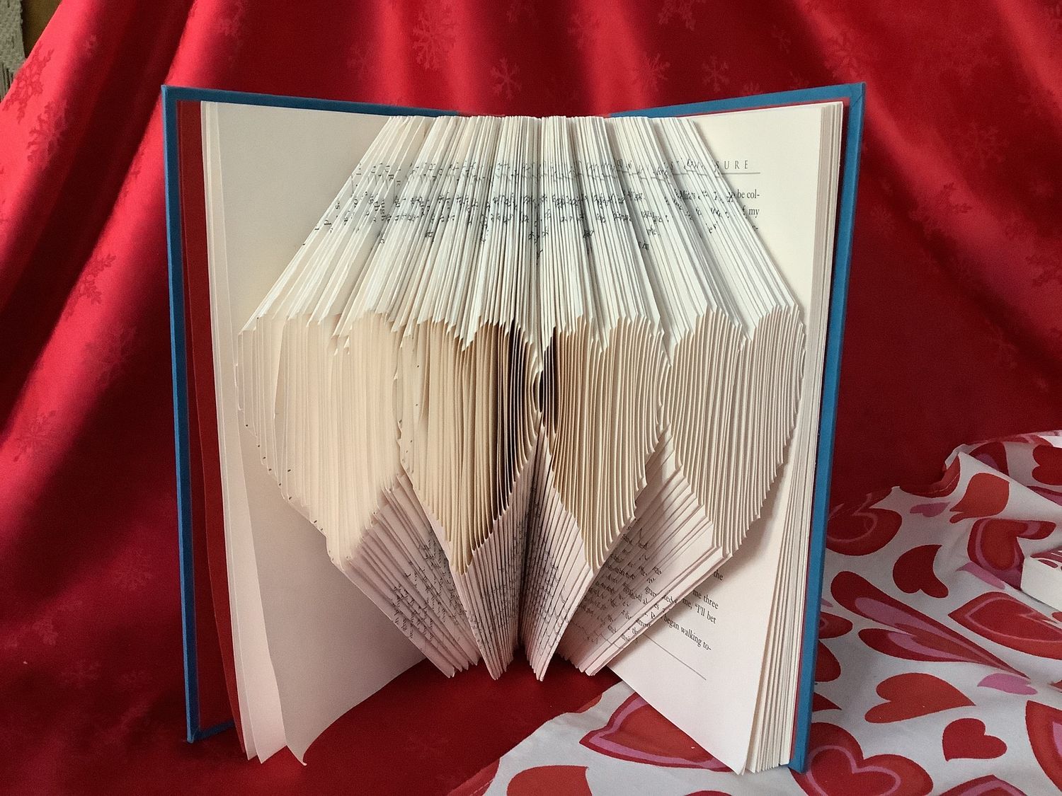 Folded Book Art by Sr. Brenda