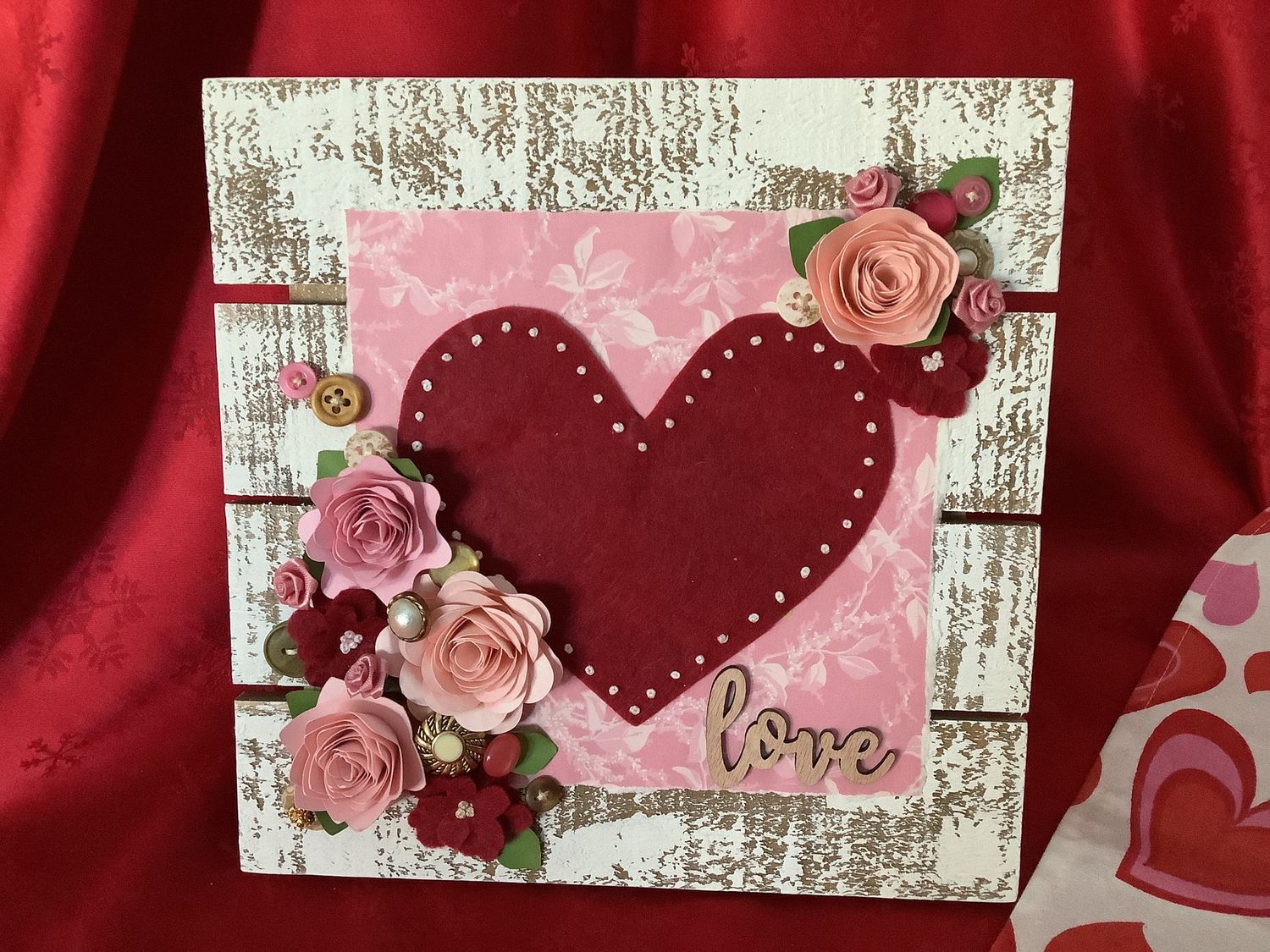 Valentine&#39;s on Wood Frames