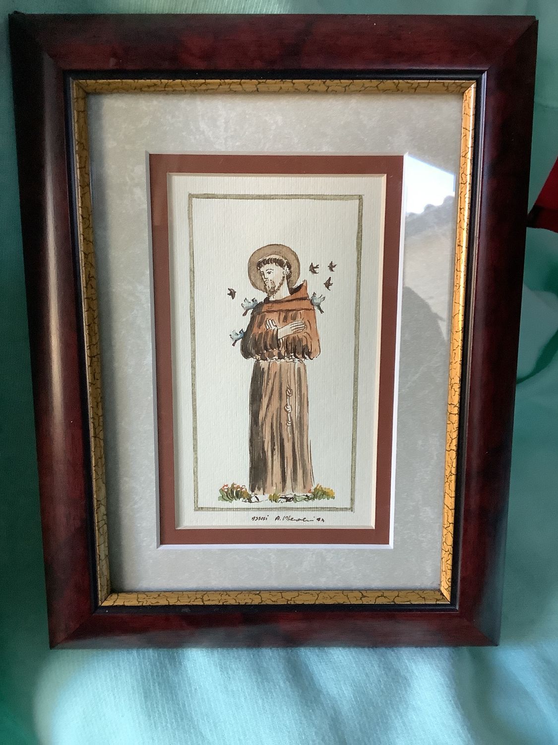 Peace and All Good St. Francis Framed Print
