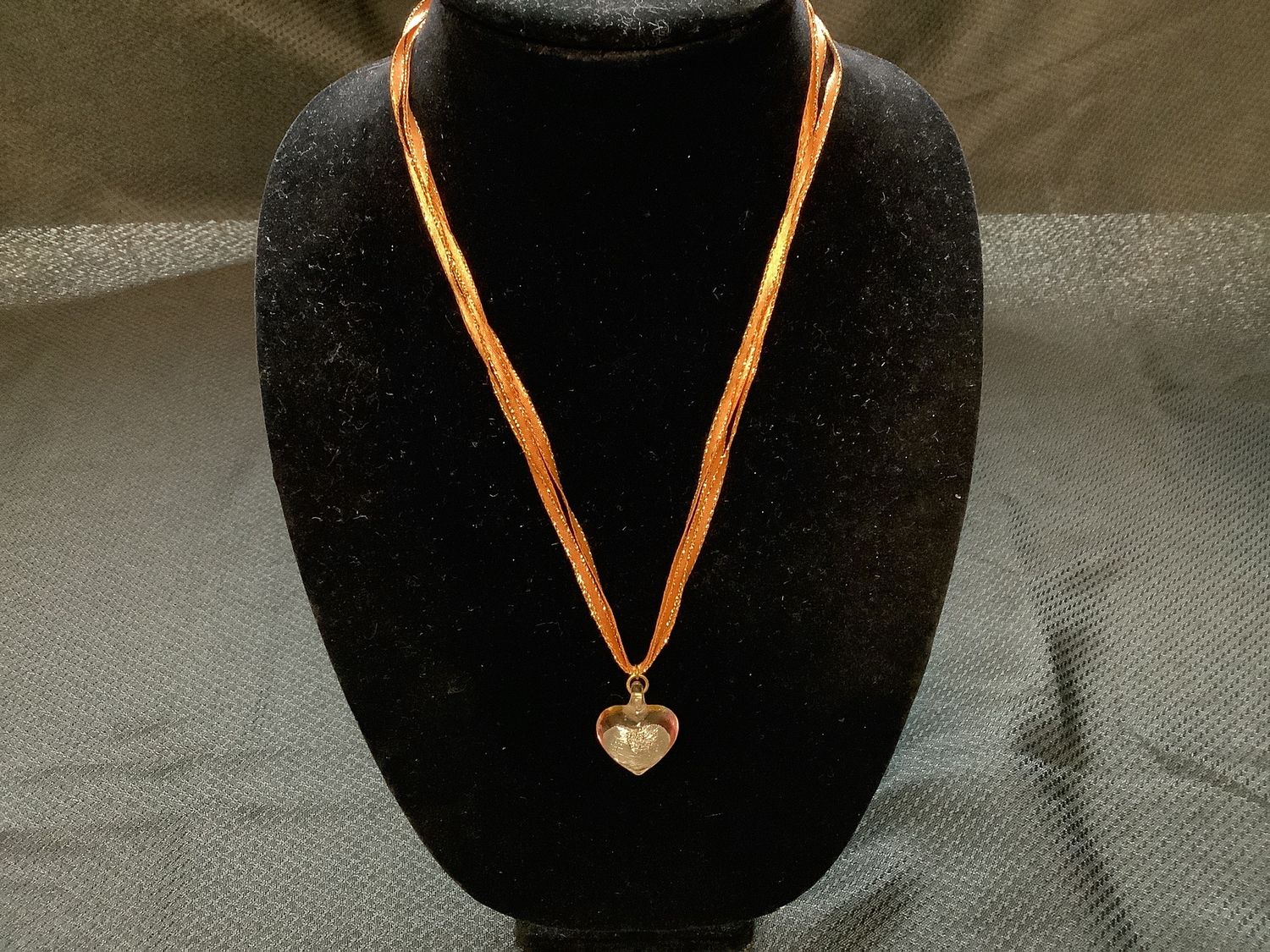 Foil Heart Pendant Necklace by Sr. Mary Peter
