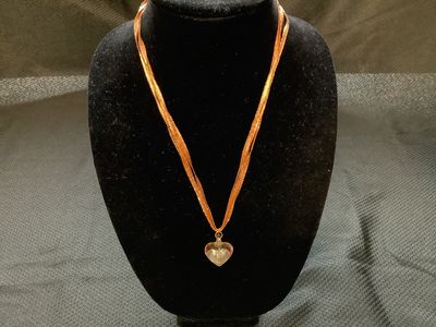 Foil Heart Pendant Necklace by Sr. Mary Peter