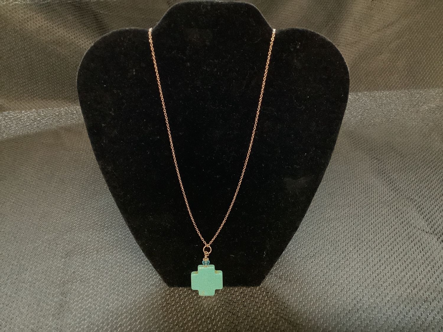 Semi-Precious Pendant Necklace