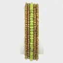 Beaded Cuff Bracelet (Assorted Colors)