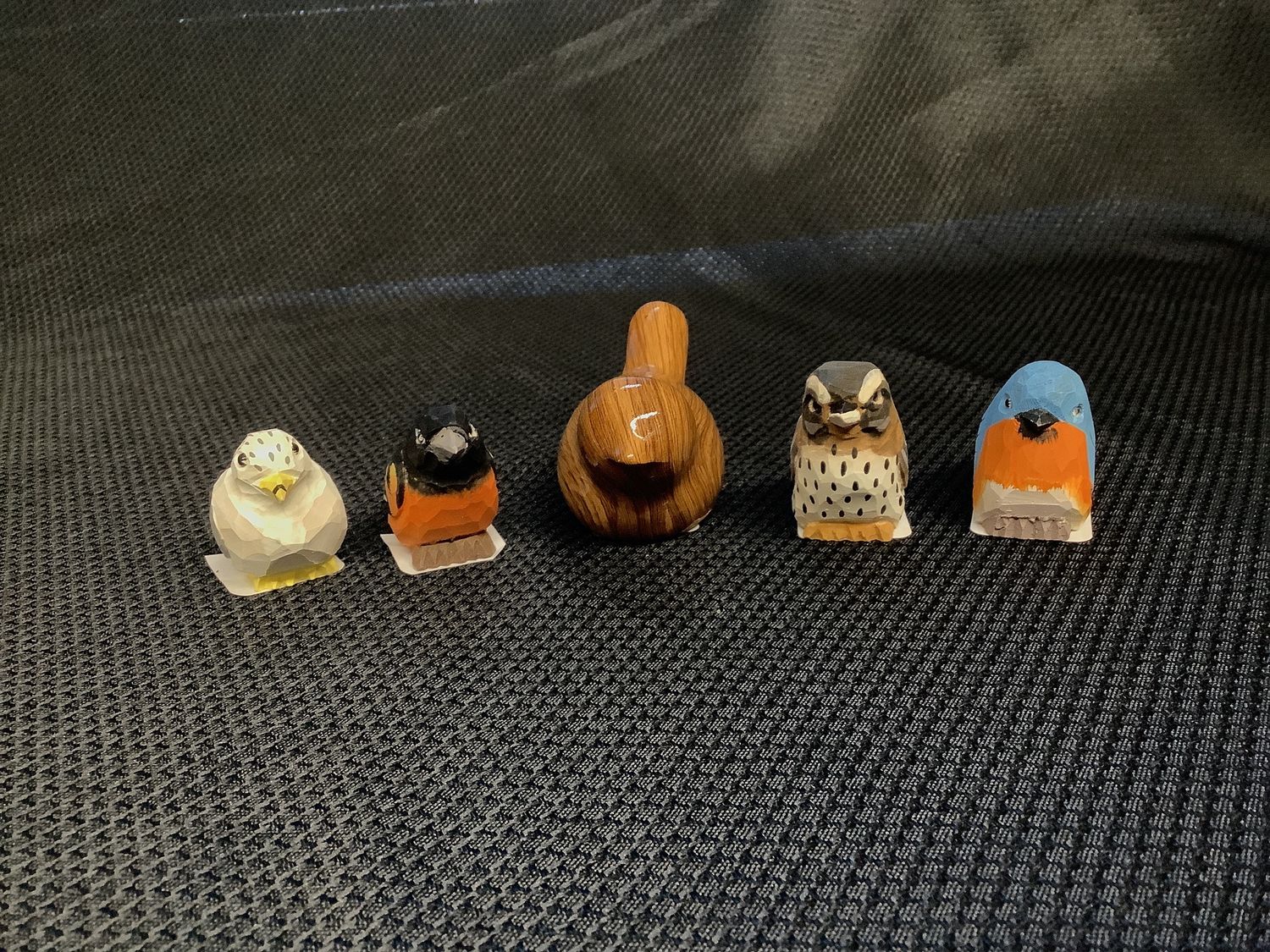 Wooden Carved Birds