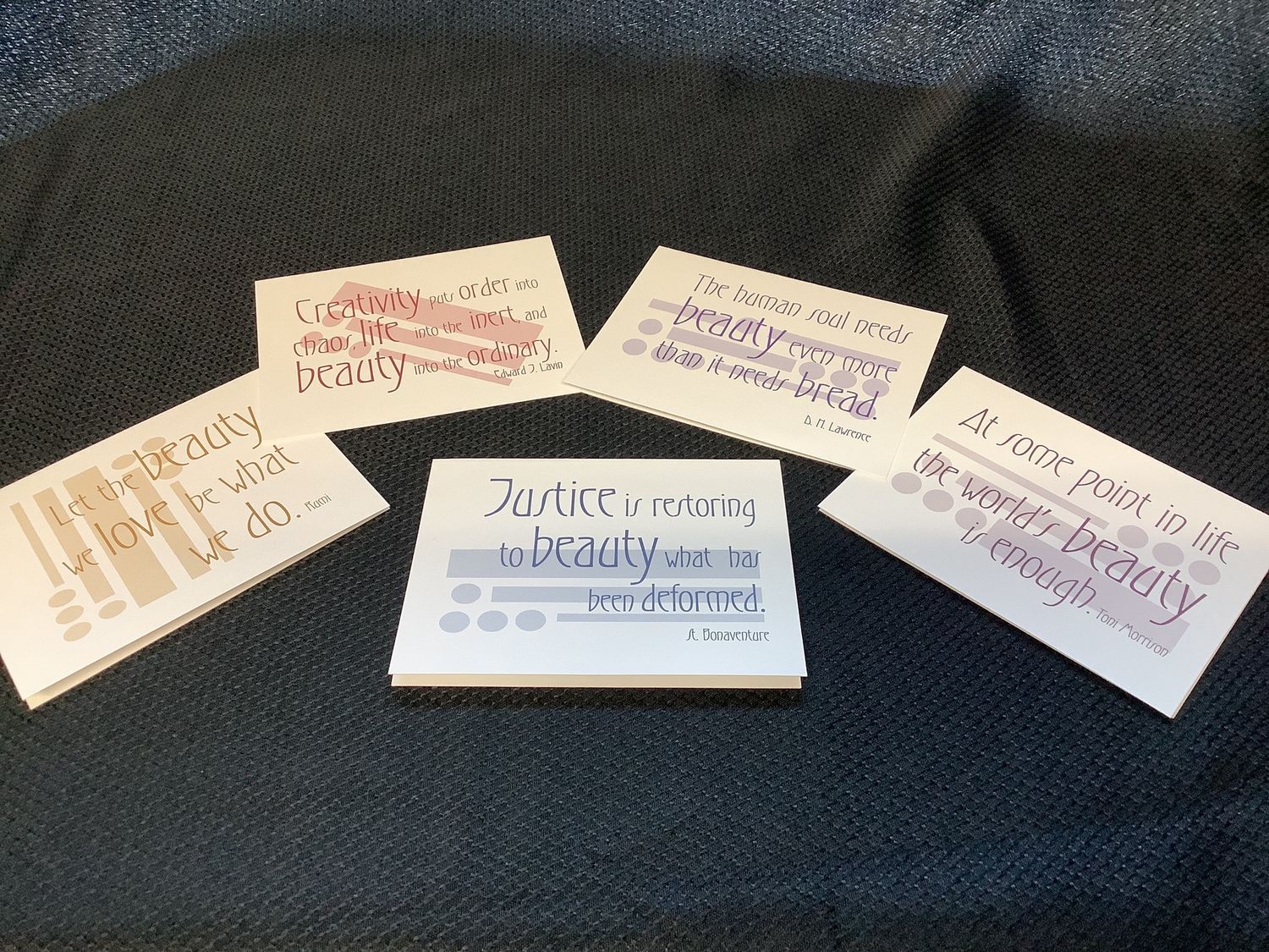 Beauty Cards By Sr. Sharon Havelak (Set of 5)