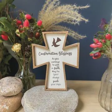 Confirmation Standing Cross Plaque