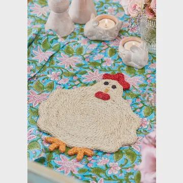 Jute Chicken Placemat