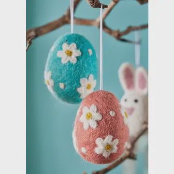 Felt Daisy Egg