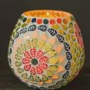 Ayana Multi Color Recycled Glass Tealight