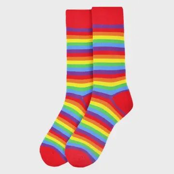 Rainbow Striped Socks