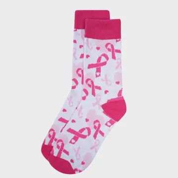 Breast Cancer Awareness Socks
