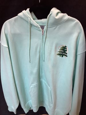 Full Zipper Sylvania Franciscans Sweatshirt Seafoam Green