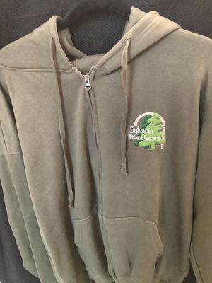 Full Zipper Sylvania Franciscan Sweatshirt Olive
