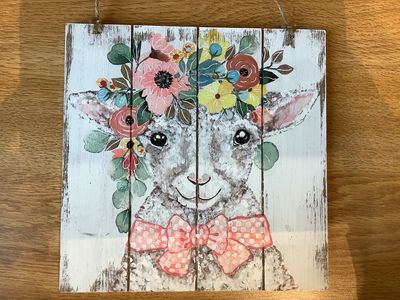 Acrylic Painting of Lamb