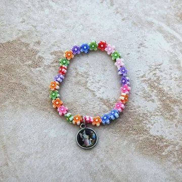 Brazilian Blooms Kids Beaded Bracelet