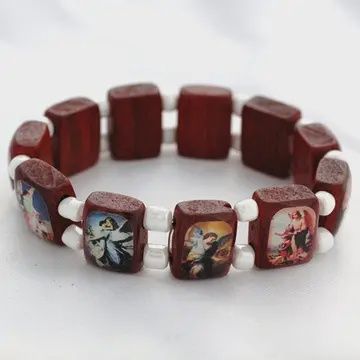 Child&#39;s Angel Wood Bracelet