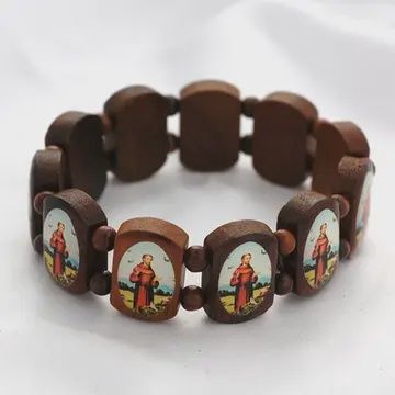 St. Francis Wood Bracelet