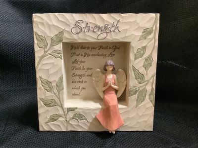 Strength...Hold Fast Tabletop Plaque
