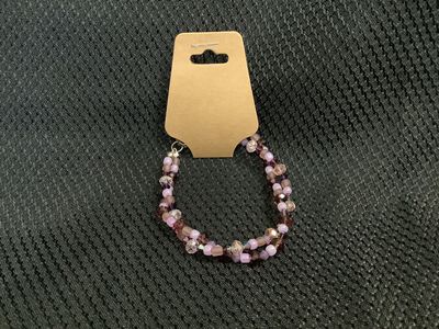 Purple Beaded Bracelet