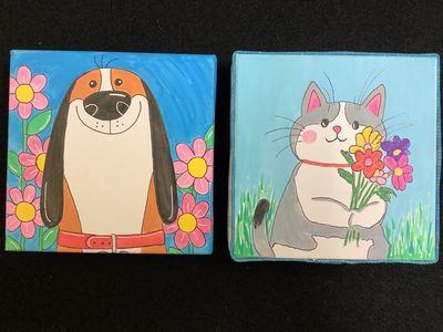 Pet Canvas Art 6&quot; x 6&quot;