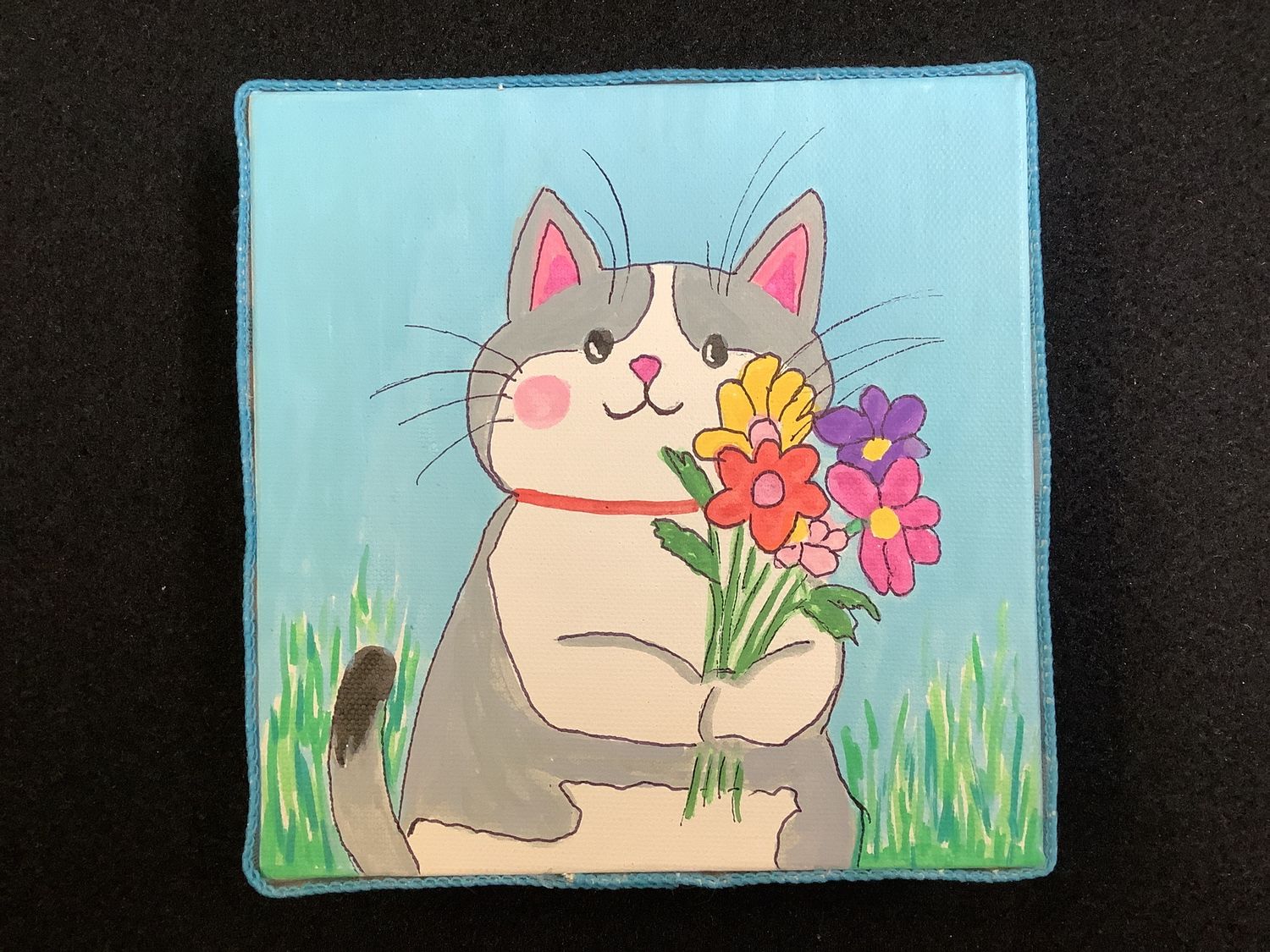 Pet Canvas Art 6&quot; x 6&quot;, Style: Cat