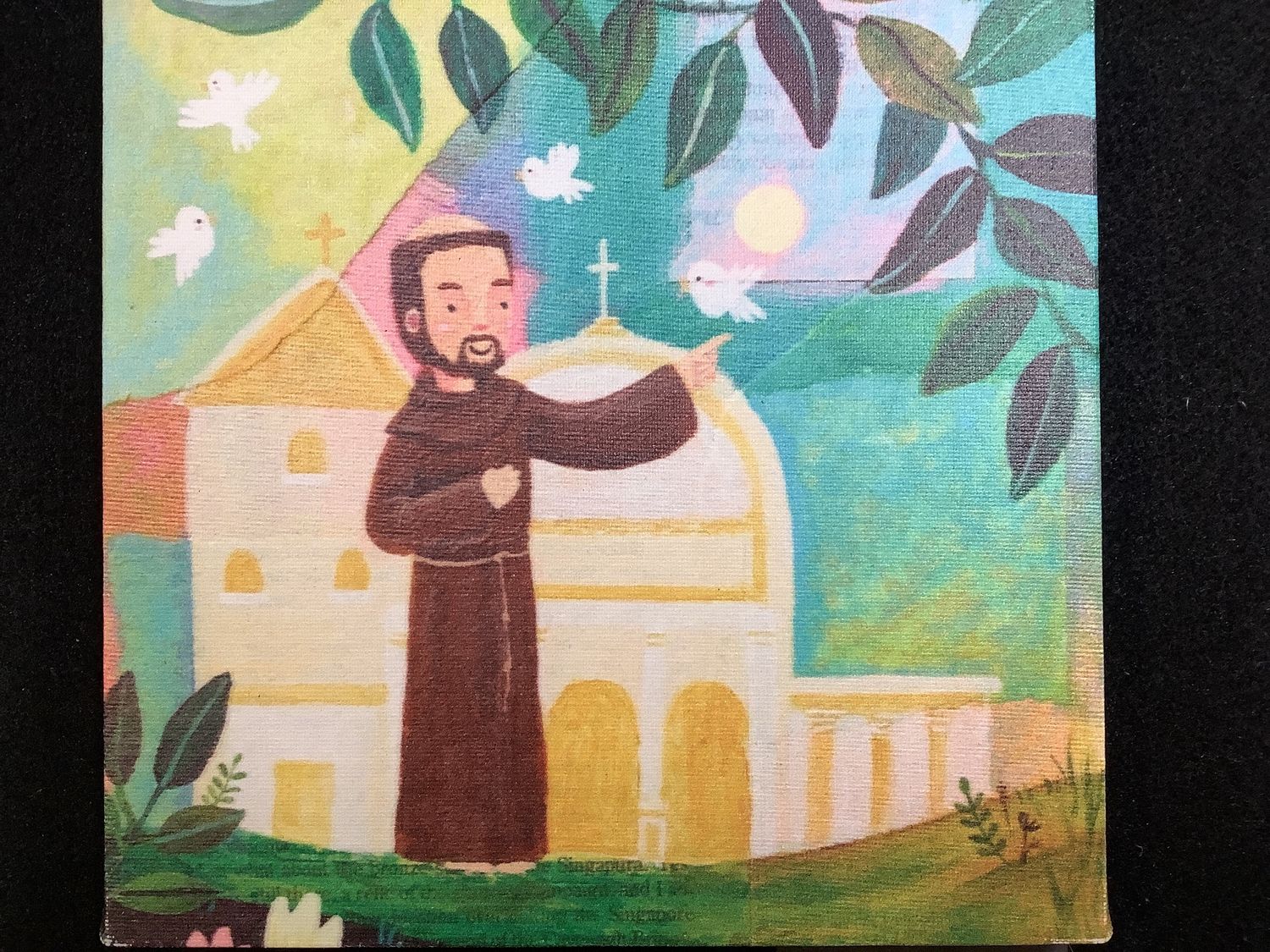 Saint Francis Canvas Print 8x8